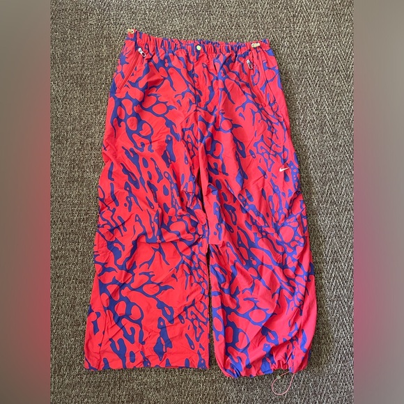 Nike Project F.R.O.G. Parachute Pants Men's Size XL Red Blue HQ0467 635 - Picture 1 of 3